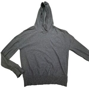 Lululemon Lead The Pack Hoodie Womens Large Blue Thumb Hole Sleeve Hidden Pocket